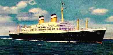 "The S.S. Independence"  Ocean Liner