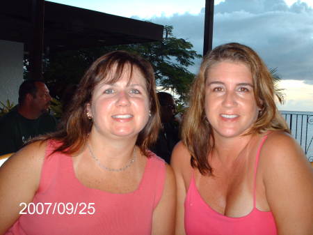 My friend Kathy & me in St. Thomas last year