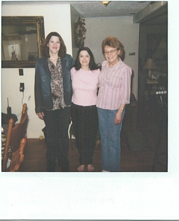 Bobbie, Aunt Marlene, and Mom
