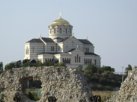 Cathedral at Khersonesque in Crimea