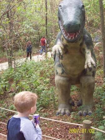 Jaxon loves dinosaurs.