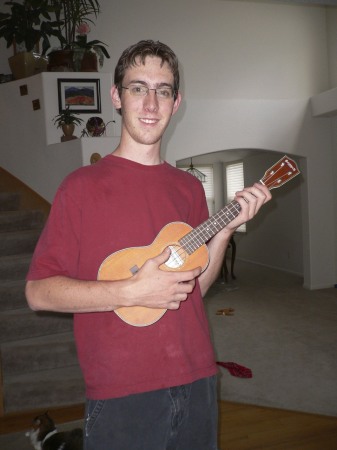 Brian with his Ukelele