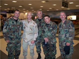 Home from Iraq in the airport Oct 2007