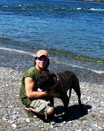 Trey and Keegan at Deception Pass beach