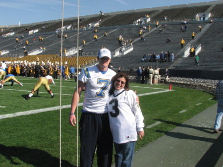 At the UCLA-VS-NOTRE DAME GAME