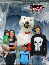 Pic with Coca Cola Bear.