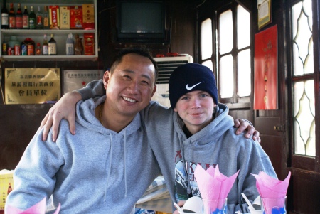 Mr. Wang (our driver in China) and Donald