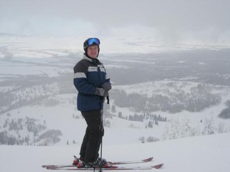 Skiing on the Tetons Feb 2008