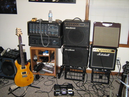 Some of myamps and PRS guitar