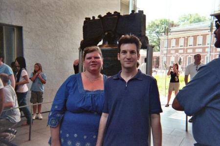 Laura and Aaron at Liberty Bell