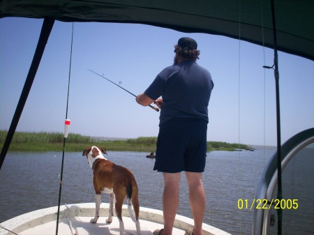 butterbean and I FISHING