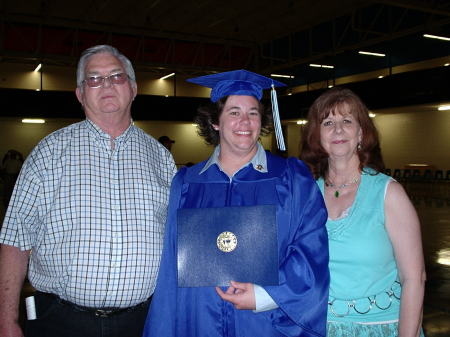 My graduation with parents