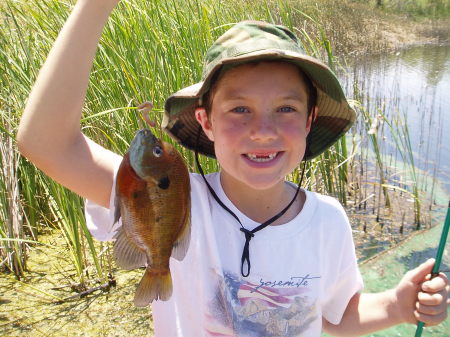 Son Jared-Fishing trip 2008