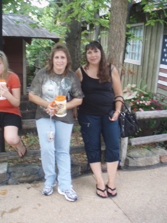 Me & Julie-In the hot, humid heat of Missouri.