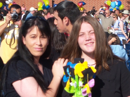 My daughters middle school graduation