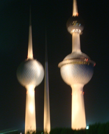 The Kuwait  Towers in Kuwait City, Kuwait