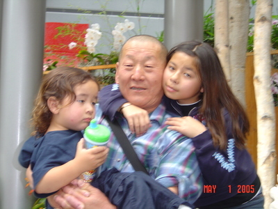 Grandchildren,grandpa,JAPAN