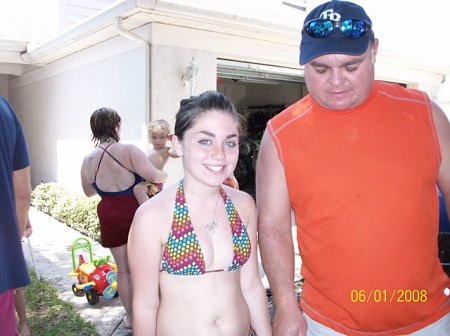 Jessica and her father, Scott