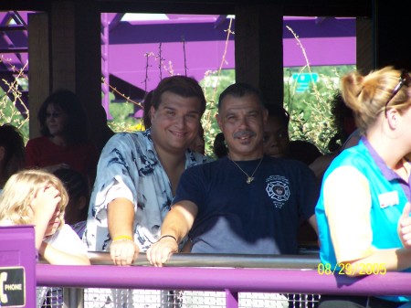 Mike and Me at Busch Gardens Virginia