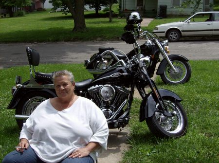 the mrs. and scoots, my dads in back