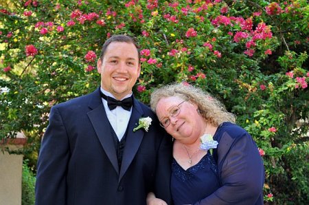 Groom and His Mom