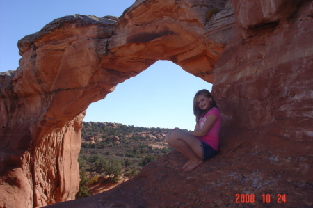 Brooke at Arches National Park in Utah