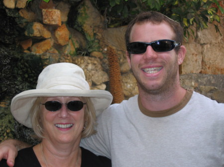 In Israel, wife, Barbara & son, Joshua Fall 07