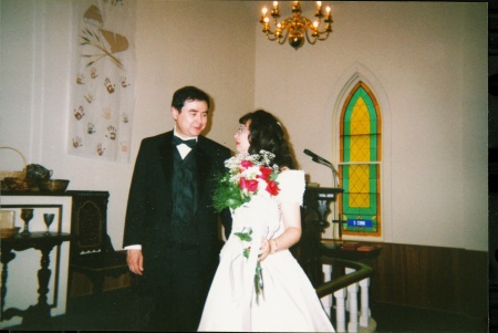 Gerry & I on our wedding day July 26, 2003
