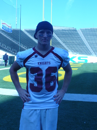 My son Reggie playing at Oregon Ducks stadium