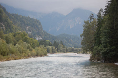 river along the Austrian-German border.