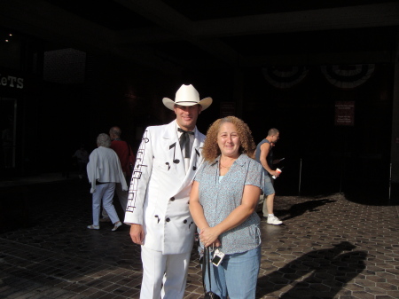 Me and "the Greeter" from the Grand Ole Opry