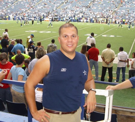 Erich at Dallas Cowboys Game