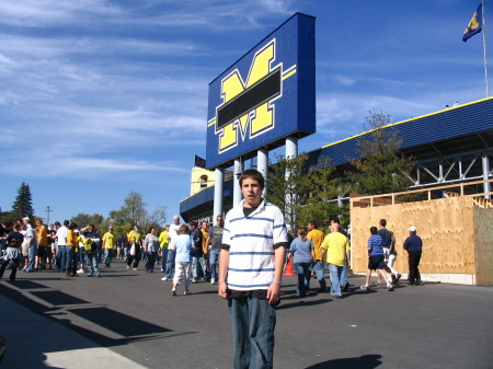 My sons first Michigan game! 10-11-2008