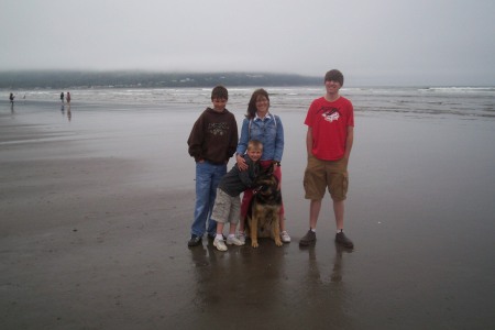 MY BOYS & FAT DOG:)