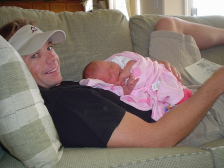 Nef Andy (Navy pilot) w/newest baby '05