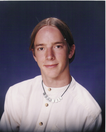 Patrick at graduation from high school