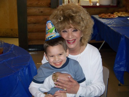 Me and my grandson JT at his 4th birthday