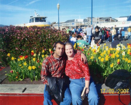 hubby and i at fishermans wharf