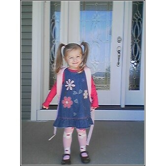 1st day of preschool 2008