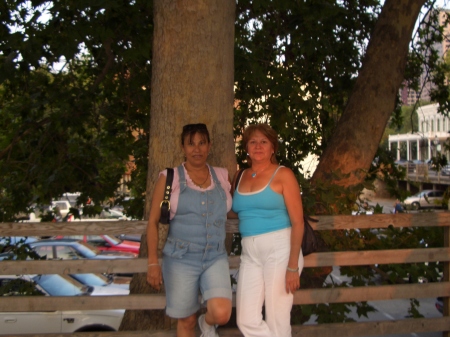 Sister becky and me in Old Sac 2008