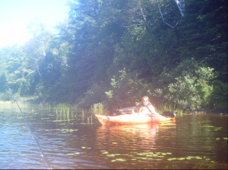 boating on Shirley Pond