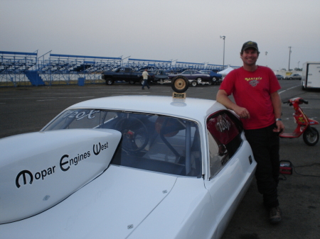 Dave Hall at the Sacramento Raceway
