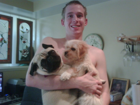 Ryan and the pups