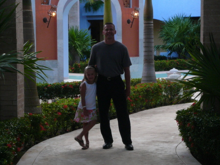 Caitlyn and I stepping out in Mexico.