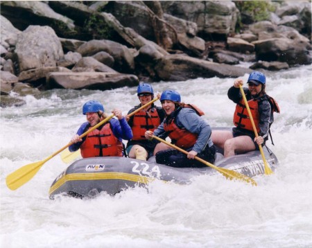 White water rafting