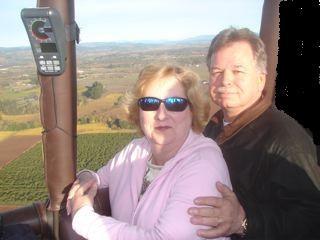 Ballooning over the wine country