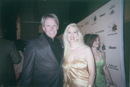 Me and Gary Busey on the red carpet