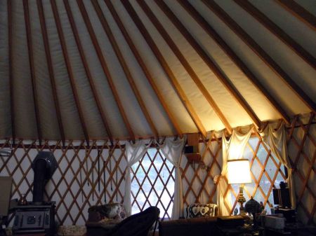 Rafters of the Yurt