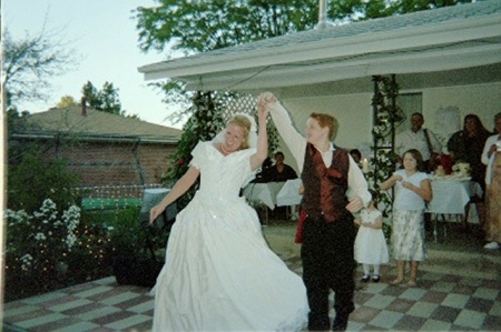 Sept 2004 - Dancing with my son