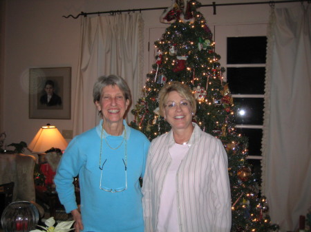 with my sister Jan in Tucson, Christmas, 2010
